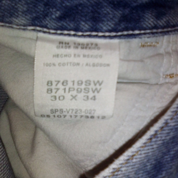 Rustler cut off jean shorts 30x34 - Picture 5 of 9